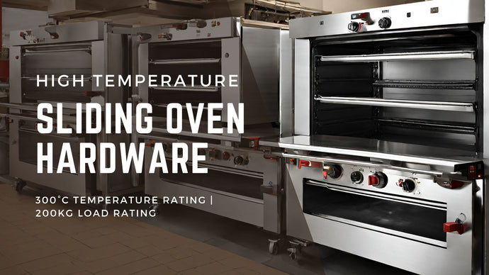 Kitchen Precision: High Temperature Sliding Track and Trolley System 300°C for Commercial Kitchens and Ovens