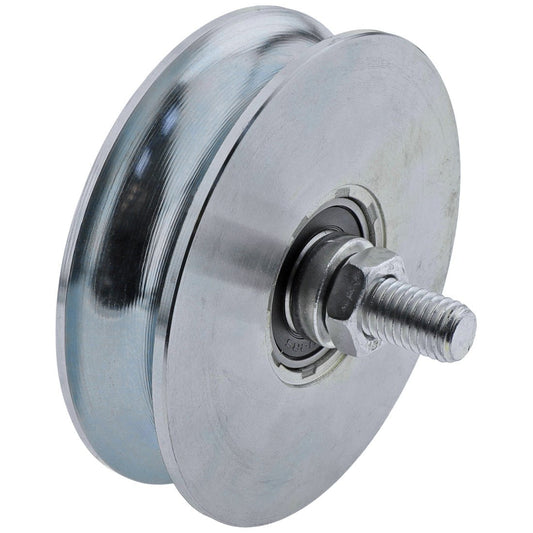 Gate Roller and Bolt Zinc 98mm M12 - CoSlide