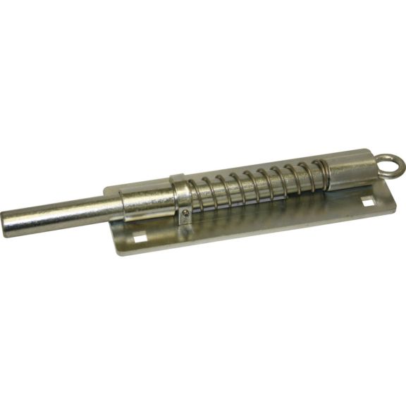 Ring Pull Pin Spring Return Load image into Gallery viewer, #4714 - RING PULL SPRING BOLT ZINC 20MM ...