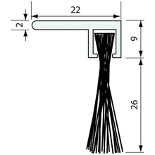 Load image into Gallery viewer, #5422 - BRUSH STRIP AND F HOLDER 1M - CoSlide
